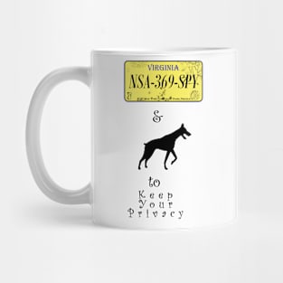 Keep Your Privacy With Dog Mug